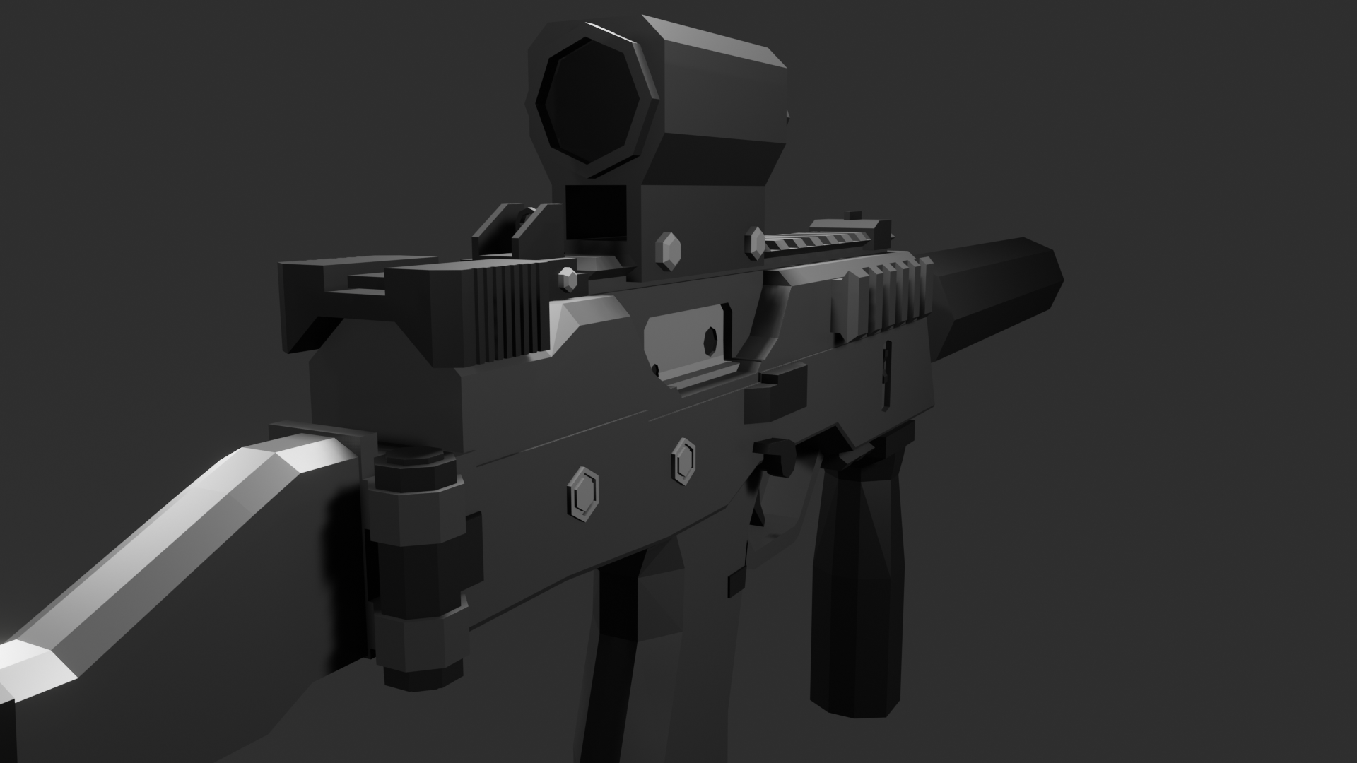 Low Poly MP9 Modified preview image 4